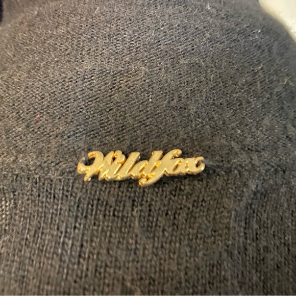 Wildfox White Label London Black Sweater Top Soft S Angora Rabbit Hair - Picture 8 of 12